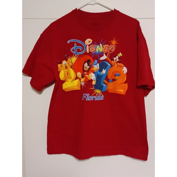 Disney Other - Disney World Florida 2012 T-Shirt Red Size XL